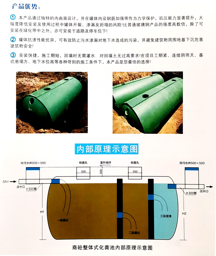 东平玻璃钢化粪池